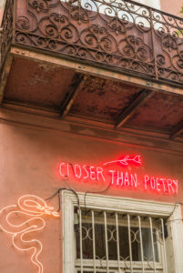 Georgia, Tbilisi, Closer Than Poetry neon sign Georgia, Tbilisi, Closer Than Poetry neon sign